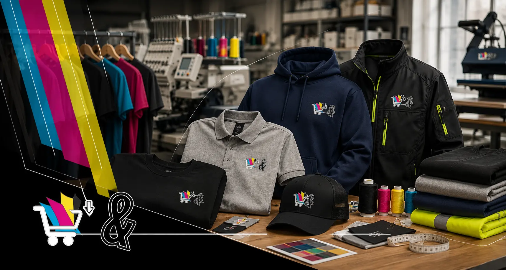 Prendas personalizadas y ropa laboral para empresas, equipos, asociaciones y eventos.